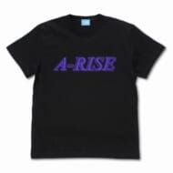 ラブライブ! A-RISE ネオンサインロゴ Tシャツ/BLACK-S