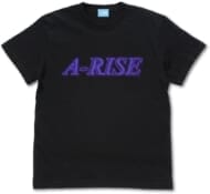 ラブライブ! A-RISE ネオンサインロゴ Tシャツ/BLACK-M