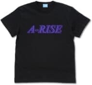 ラブライブ! A-RISE ネオンサインロゴ Tシャツ/BLACK-L