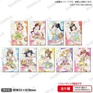 ラブライブ!スクールアイドルフェスティバル しかくいホログラム缶バッジコレクション Aqours テーマパークver. 9個入り1BOX