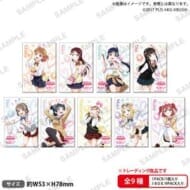 ラブライブ!スクールアイドルフェスティバル しかくい缶バッジコレクション Aqours テーマパークver. 9個入り1BOX>