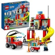 レゴ シティ LEGO 消防署と消防車 60375>