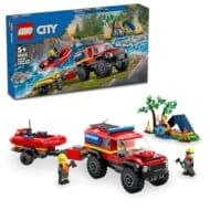LEGO 4WD消防車とレスキューボート 「レゴ シティ」 60412>