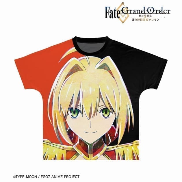Fate/Grand Order -終局特異点 冠位時間神殿ソロモン- ネロ・クラウディウス Ani-Art フルグラフィックTシャツユニセックス(サイズ/XL)>