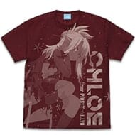Fate/kaleid liner プリズマ☆イリヤ ツヴァイ! Tシャツ クロエ・フォン・アインツベルン オールプリントTシャツ Ver.2.0 バーガンディ Lサイズ>