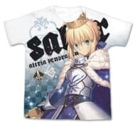 Fate/Grand Order アルトリア・ペンドラゴン フルグラフィックTシャツ/ホワイト-XL