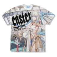Fate/Grand Order キャスター/水妃モルガン フルグラフィックTシャツ/WHITE-XL>