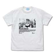 Re:ゼロから始める異世界生活 ゼロから グラフィック Tシャツ/WHITE-L