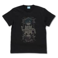 Re:ゼロから始める異世界生活 ラム&レム Tシャツ Ver.2.0/BLACK-L>