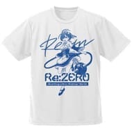 Re:ゼロから始める異世界生活 レムとモーニングスター ドライTシャツ/WHITE-L>