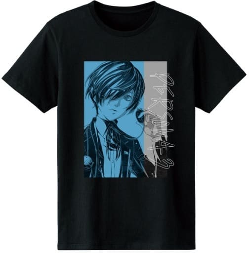 ペルソナシリーズ P3M主人公 Ani-Art Tシャツ ブラック メンズLサイズ