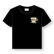 名探偵コナン 喫茶ポアロシリーズ Tシャツ ワンポイント?エプロンロゴ ブラック Lサイズ