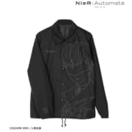 NieR:Automata Ver1.1a 9S 線画コーチジャケットユニセックス(サイズ/M)>