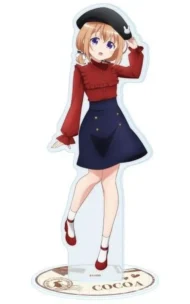 アクリルスタンド「ご注文はうさぎですか?BLOOM」25/ココア ベレー帽ver.(描き下ろしイラスト)