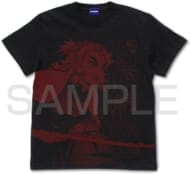 鬼滅の刃 煉獄杏寿郎 オールプリントTシャツ/BLACK-L