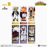 僕のヒーローアカデミア トレーディングチケット風カード ver.B(全6種)1パック>