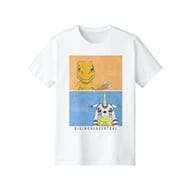 【デジモンアドベンチャー】アグモン&ガブモン Ani-Art TシャツメンズLサイズ>