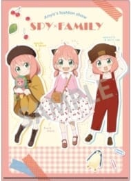SPY×FAMILY A4シングルクリアファイ ピンク ファッションショー>