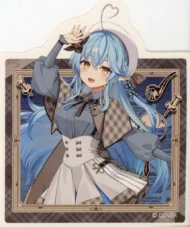 ステッカー 雪花ラミィ hololive‐探偵と怪盗、美術館に仕掛けられた謎‐事後通販