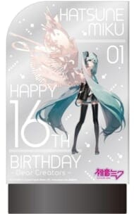 初音ミク Happy 16th Birthday - Dear Creators - アクリルライトスタンド