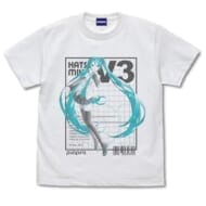 初音ミク V3 Tシャツ Ver.3.0/WHITE-L>