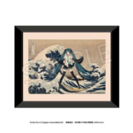 葛飾北斎×初音ミク 複製原画 冨嶽三十六景 神奈川沖浪裏>