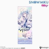 初音ミク [SNOW MIKU] 雪ミク 描き下ろしイラスト【四季の移ろい】初音ミク Art by 梨伊荼(Liita) 箔押しチケット風カード>