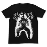 ドラゴンボールZ 悟空の界王拳Tシャツ/BLACK-M