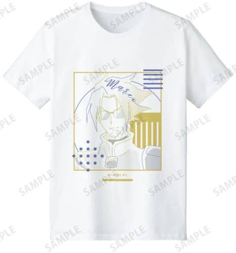 マルコ lette-graph Tシャツ ホワイト メンズLサイズ 「シャーマンキング」