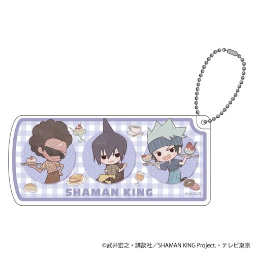 スライド式小物ケース「TVアニメ『SHAMAN KING』」03/カフェver. パープル(レトロアート)>
