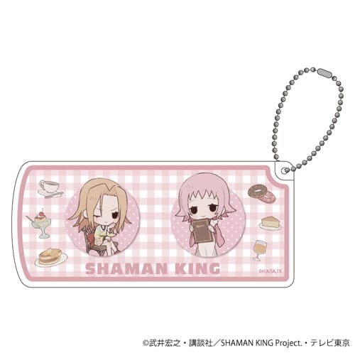 スライド式小物ケース「TVアニメ『SHAMAN KING』」02/カフェver. ピンク(レトロアート)