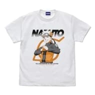 NARUTO-ナルト- 疾風伝 うずまきナルト ビジュアル Tシャツ/WHITE-L>