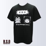 ゆっくり霊夢&魔理沙×RSOコラボTシャツ(黒)XLサイズ>