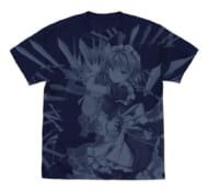 東方LostWord 十六夜咲夜 オールプリントTシャツ/NAVY-L