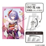 【事後通販5月上旬発送】東方Project アート缶バッジ_レミリア・スカーレット/博麗神社初詣