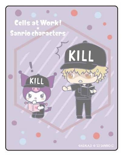 キャラフレームカード「はたらく細胞×サンリオキャラクターズ」04/キラーT細胞・クロミ