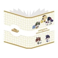 ヒカルの碁×サンリオキャラクターズ プレミアムポストカードホルダー 01 集合デザイン ミニキャラ