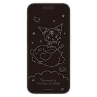 サンリオキャラクターズ クロミ iPhone14 Pro対応ガラススクリーンプロテクター>
