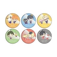 ハイキュー!!×サンリオキャラクターズ 缶バッジ 01 ミニキャライラスト 6個入り1BOX