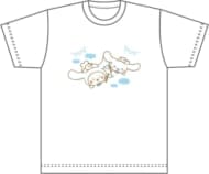 しろたん×サンリオキャラクターズ Tシャツ/しろたん×シナモロール(M)
