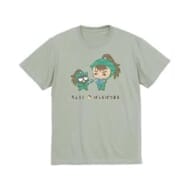 忍たま乱太郎×サンリオキャラクターズ 中在家⻑次×バッドばつ丸 Tシャツ (メンズ/レディース)>