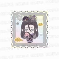 大河幻想ラジオドラマ「魔道祖師」×サンリオキャラクターズ 切手風オーロラアクリルカード【ミニキャラver.】⑪温寧×ルロロマニック