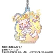 おジャ魔女どれみ×サンリオキャラクターズ アクリルキーホルダーオーロラTYPE 06 ハナ×コロコロクリリン