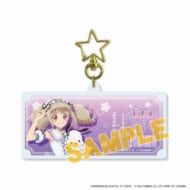 アイカツ!シリーズ×サンリオキャラクターズ 星型ナスカン付きデカアクリルキーホルダー06/姫石 らき×ポチャッコ(等身イラスト)