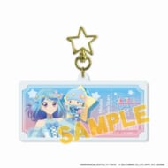 アイカツ!シリーズ×サンリオキャラクターズ 星型ナスカン付きデカアクリルキーホルダー05/湊 みお×リトルツインスターズ(等身イラスト)