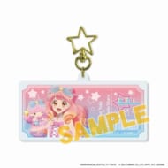 アイカツ!シリーズ×サンリオキャラクターズ 星型ナスカン付きデカアクリルキーホルダー04/友希 あいね×リトルツインスターズ(等身イラスト)