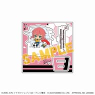 イナズマイレブンGO×サンリオキャラクターズ アクリルスタンドプレート27/霧野蘭丸×マイメロディ(ミニキャライラスト)>