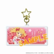 アイカツ!シリーズ×サンリオキャラクターズ 星型ナスカン付きデカアクリルキーホルダー03/虹野 ゆめ×ぼんぼんりぼん(等身イラスト)>