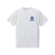 ロゴ ドライTシャツ ホワイト メンズLサイズ 「ブルーロック」>