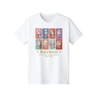 マギアレコード 魔法少女まどか☆マギカ外伝 集合 デフォルメAni-Art Tシャツ ホワイト メンズXXXLサイズ